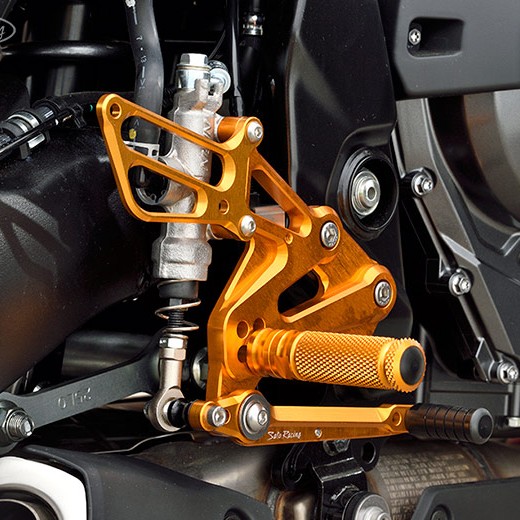 Sato Racing Adjustable Rearsets | GP + Standard Shift | Suzuki